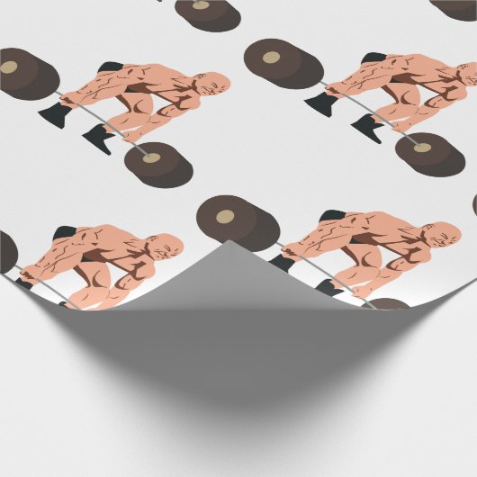 Gewichtsabnahme Geschenkpapier (Ecke)