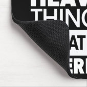 Gewichtsabnahme - Ich heftige Dinge heben - SuperP Mousepad (Ecke)