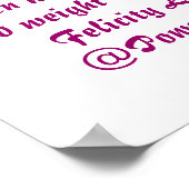 Gewichtsabnahme Poster (Ecke)