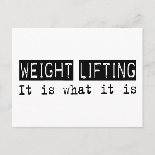 Gewichtsabnahme Postkarte (Vorderseite)