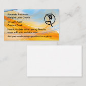 Gewichtsabnahme Visitenkarte (Vorne/Hinten)