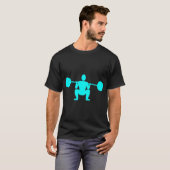 Gewichtsabnehmer 01 - Cyan T-Shirt (Vorne ganz)
