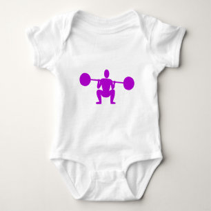 Gewichtsabnehmer 01 - Lila Baby Strampler