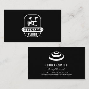 Gewichtsanhebung FITNESS Personal Trainer Visitenkarte