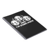 Gewichtsanhebung Gym Fitness Mathematik Berechnung Notizblock (Rechte Seite)