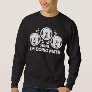 Gewichtsannahme Gym Fitness Mathematik Gewichtsber Sweatshirt