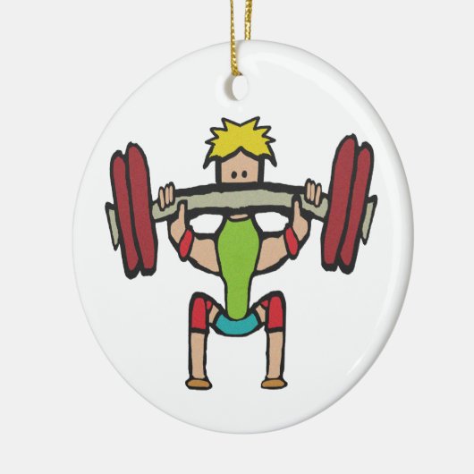 Gewichtsannahme Keramik Ornament (Links)