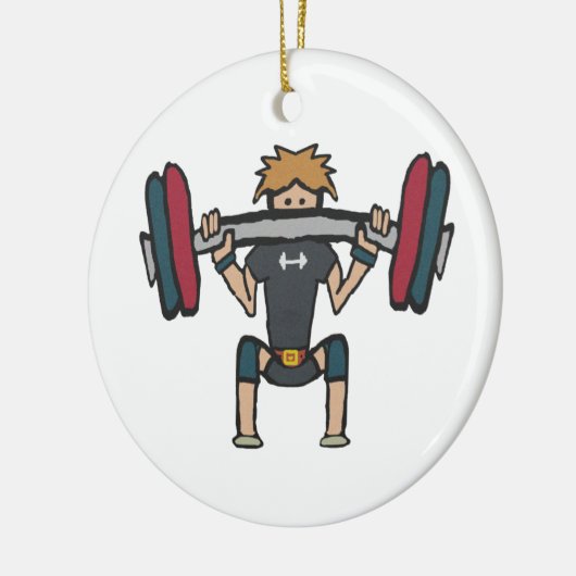 Gewichtsannahme Keramik Ornament (Links)