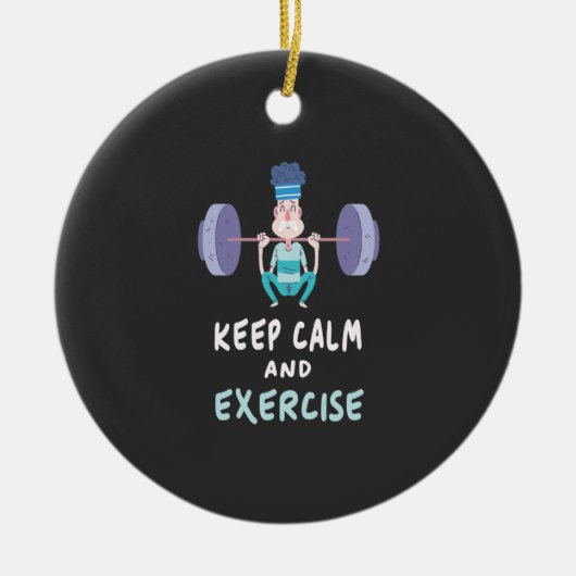 Gewichtsannahme Keramik Ornament (Vorne)