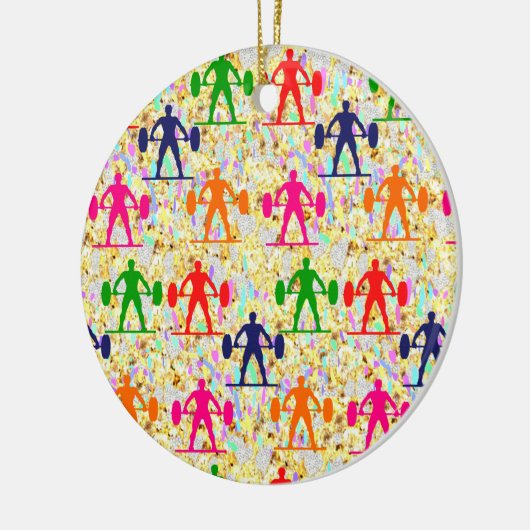 Gewichtsannahme Keramik Ornament (Links)