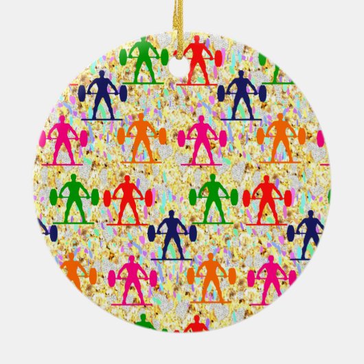 Gewichtsannahme Keramik Ornament (Hinten)