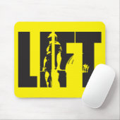 "Gewichtsannahme" Motivation - AUFHEBEN Mousepad (Mit Mouse)