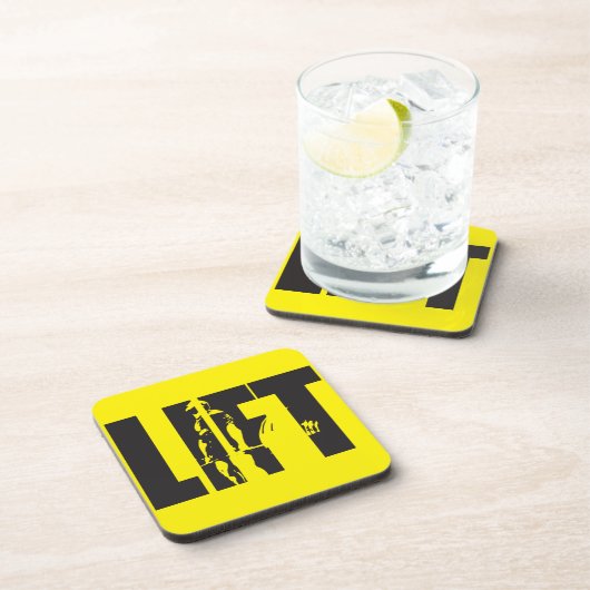 "Gewichtsannahme" Motivation - AUFHEBEN Untersetzer (Rechte Seite)