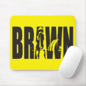 "Gewichtsannahme" Motivation - BRAWN Mousepad (Mit Mouse)