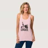 "Gewichtsannahme" Motivation - KONQUENZ Tank Top (Vorderseite Vollansicht)