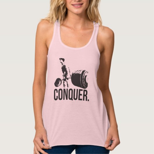 "Gewichtsannahme" Motivation - KONQUENZ Tank Top (Vorderseite)
