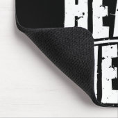 "Gewichtsannahme" Motivation - Schwermetall Mousepad (Ecke)