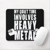 "Gewichtsannahme" Motivation - Schwermetall Mousepad (Mit Mouse)