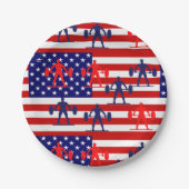 Gewichtsannahme Pappteller (Vorderseite)