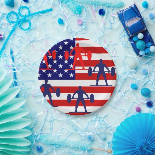 Gewichtsannahme Pappteller (Party)