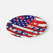 Gewichtsannahme Pappteller (Schrägansicht)