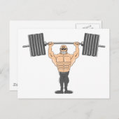 Gewichtsannahme Postkarte (Vorne/Hinten)