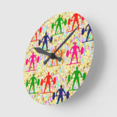 Gewichtsannahme Runde Wanduhr (Winkel)