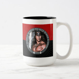 Gewichtsausbildung II - Tasse, Cup Zweifarbige Tasse