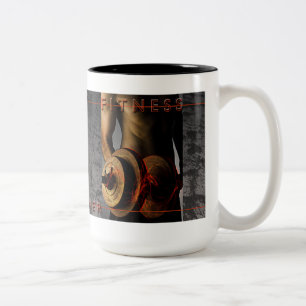 Gewichtsausbildung - Tasse, Cup Zweifarbige Tasse