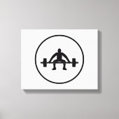 Gewichtsbegrenzung Leinwanddruck (Vorderseite)