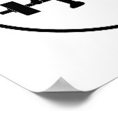 Gewichtsbegrenzung Poster (Ecke)