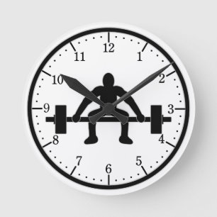 Gewichtsbegrenzung Runde Wanduhr