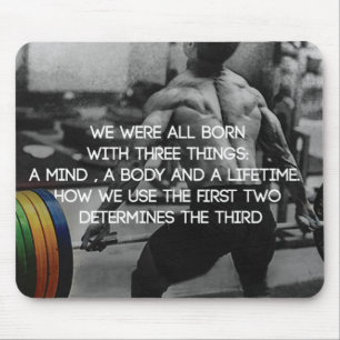 "Gewichtsheben" Workout-Motivierend Mousepad