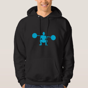 Gewichtslifter 01 - Sky Blue Hoodie