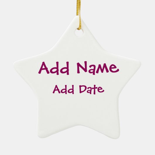 Gewichtslifter (Blondine) Keramikornament (Hinten)