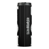 Gewichtsplatte ruhig, ich mache Mathe Thermosbecher (Rückseite)