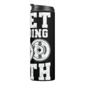 Gewichtsplatte ruhig, ich mache Mathe Thermosbecher (Nach rechts gedreht)