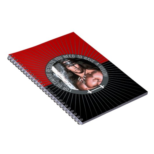 Gewichtstraining II - Notebook Notizblock (Rechte Seite)