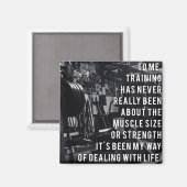 Gewichtsübungen Inspirationswörter Magnet (Vorderseite/Rückseite)