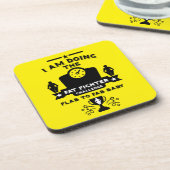 Gewichtsverlust - Begrüßung Getränkeuntersetzer (Linke Seite)