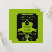 Gewichtsverlust - Begrüßung Karte (Vorderseite/Rückseite Beispiel)