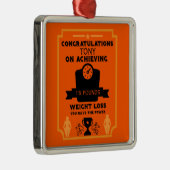 Gewichtsverlust - Begrüßung Ornament Aus Metall (Rechts)