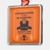 Gewichtsverlust - Begrüßung Ornament Aus Metall (Links)