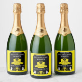 Gewichtsverlust - Begrüßung Schaumweinetikett (Flaschen)