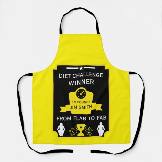 Gewichtsverlust - Begrüßung Schürze (Vorderseite)