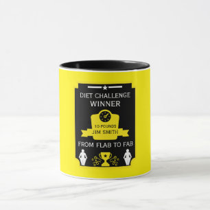 Gewichtsverlust - Begrüßung Tasse