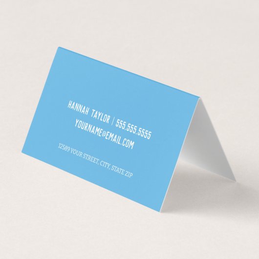 Gewichtsverlust Custom QR Visitenkarten (Rückseite)