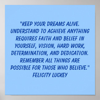 Gewichtsverlust Entschlossenheit 9 Poster