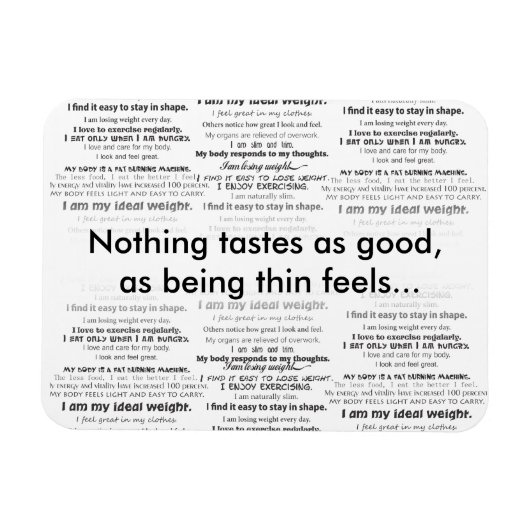 Gewichtsverlust, Gefühl groß Magnet (Horizontal)