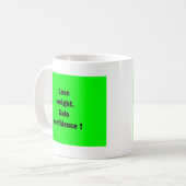 Gewichtsverlust Kaffeetasse (Vorderseite Links)